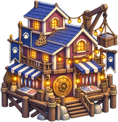 The finished fish market of Limestone Point